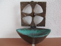 Alter Weihwasserkessel aus Bronze mit Stein Baden-Württemberg - Burladingen Vorschau