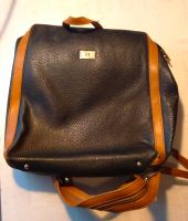 Damen Handtasche Rucksack schwarz mit braunem Rand - Top Baden-Württemberg - Offenburg Vorschau