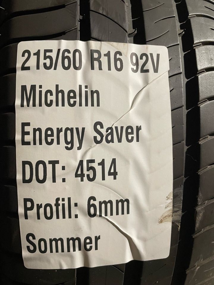 215/60 R16 92V Michelin Sommerreifen in Bruckberg bei Landshut