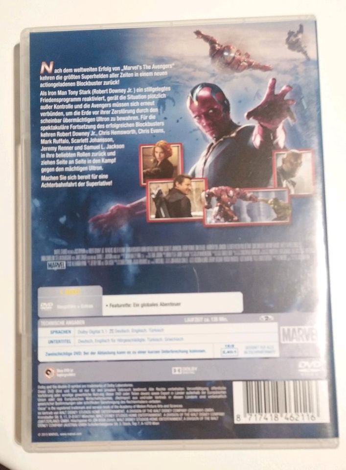 DVD Avengers Age of Ultron 2015 in Kremmen