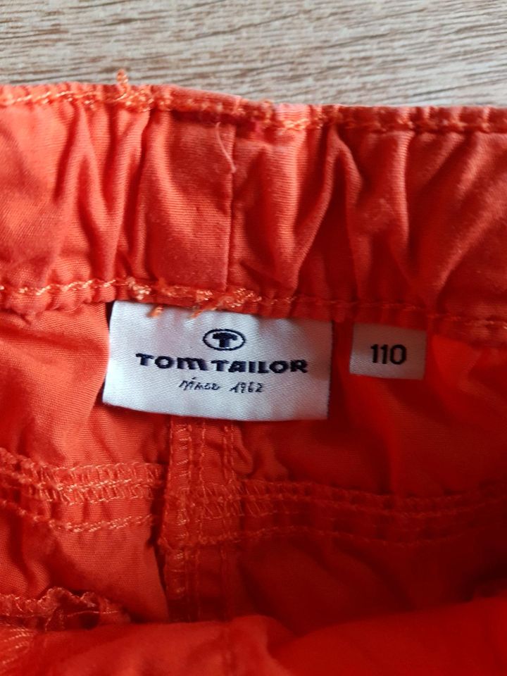 Kurze Hose Shorts orange Tom Tailor 110 in Much