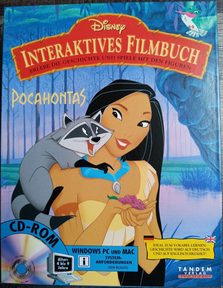 Interaktives Filmbuch - Pocahontas CD-ROM in Menden