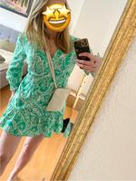 Zara Minikleid Sommerkleid weiß grün Gr. M Leinen Niedersachsen - Adendorf Vorschau