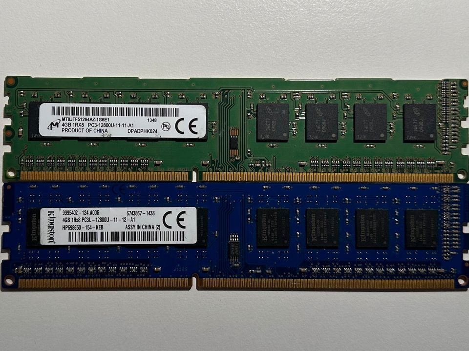 Arbeitsspeicher Konvolut 3x(2x4GB) 2x(2x8GB) 16GB Kingston HP in Neumünster