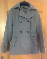 Tally Weijl Übergangsjacke im Caban Look, Grau, Gr. 34 Brandenburg - Oranienburg Vorschau