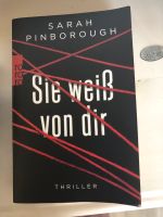 Sie weiß von dir Sarah Pinborough Thriller Buch Roman Psycho Rheinland-Pfalz - Brücken (Pfalz) Vorschau