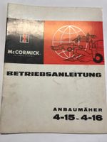 Original Betriebsanleitung McCormick Anbaumäher 4-15 & 4-16 Bayern - Jettingen-Scheppach Vorschau