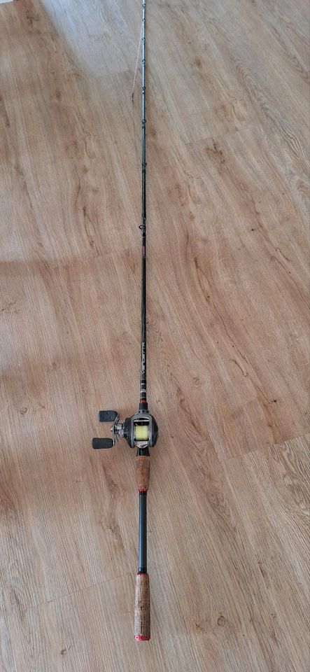 Abu Garcia Vendetta 632H 60/100 Jerk Angelrute +inkl. Orra Winch2 in Groß Wittensee