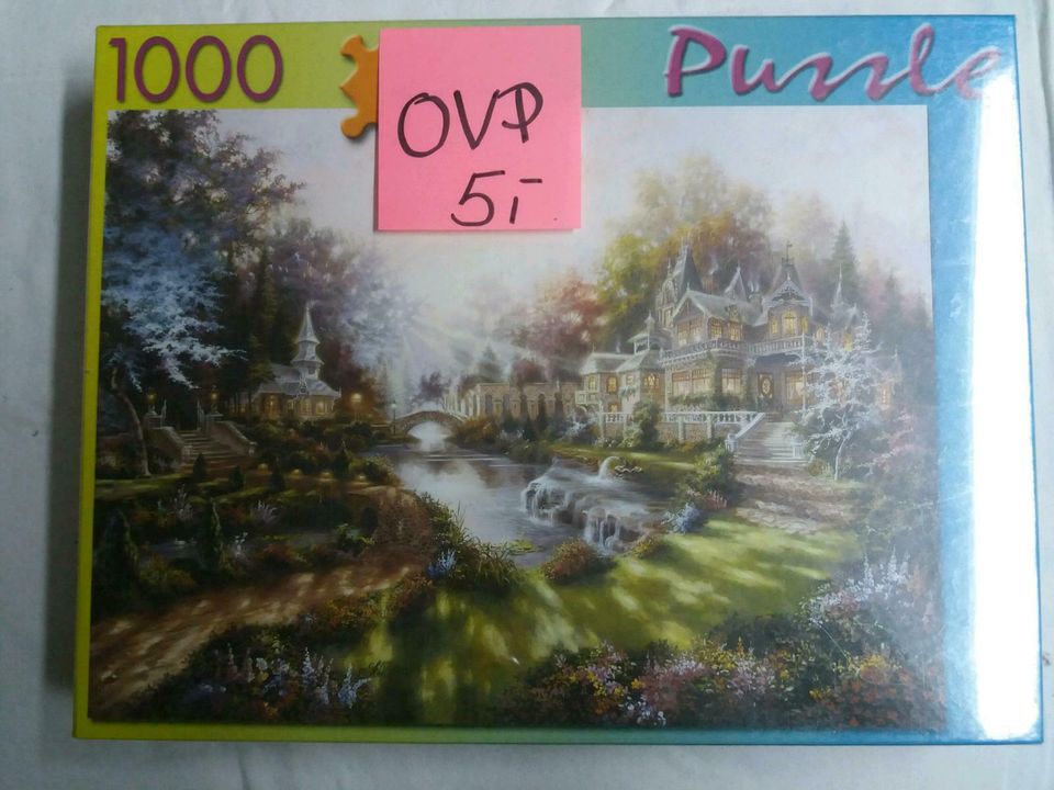 2 Puzzles NEU, ORIGINAL Verpackt in Karlskron