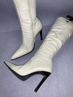 Buffalo London High Heel Stiefel Echtleder weiß EUR 36 Herxheim bei Landau/Pfalz - Insheim Vorschau