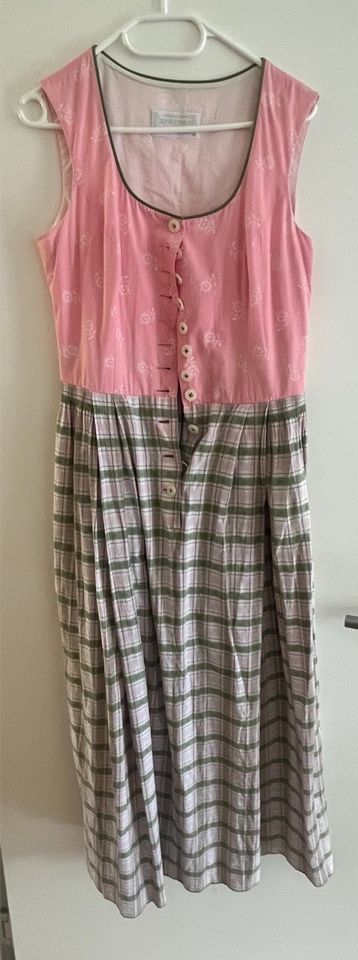 Sportalm Kitzbühel Dirndl Gr. 40 Lang Rosa/Grün Baumwolle in Bonn