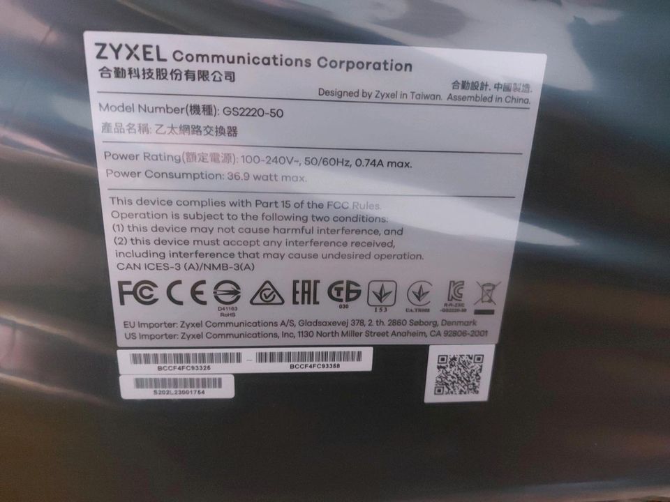 Zyxel gs2220-50 Ethernet Switch *Neu* in Herne
