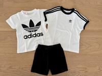 2 Adidas T-Shirts und H&M Shorts SET jeweils 110 Frankfurt am Main - Sachsenhausen Vorschau