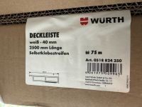 Würth Deckleiste weiß 40 mm Sachsen - Grimma Vorschau