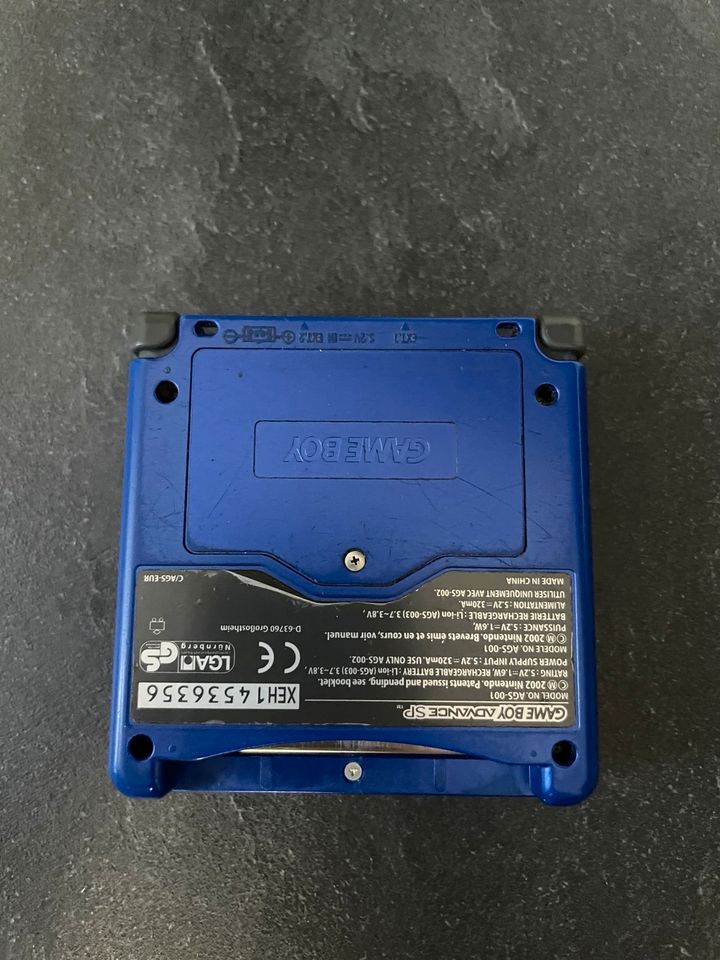 Nintendo Game Boy Advance SP in Blau in Filderstadt