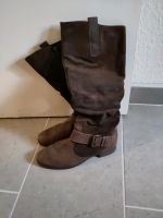 Stiefel Gabor Größe 6 39 Leder Wildleder braun Schnalle Eimsbüttel - Hamburg Lokstedt Vorschau