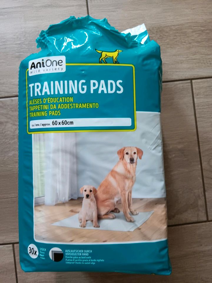 Training pads Unterlagen für Hunde bzw. Welpenunterlage  in Biebelsheim