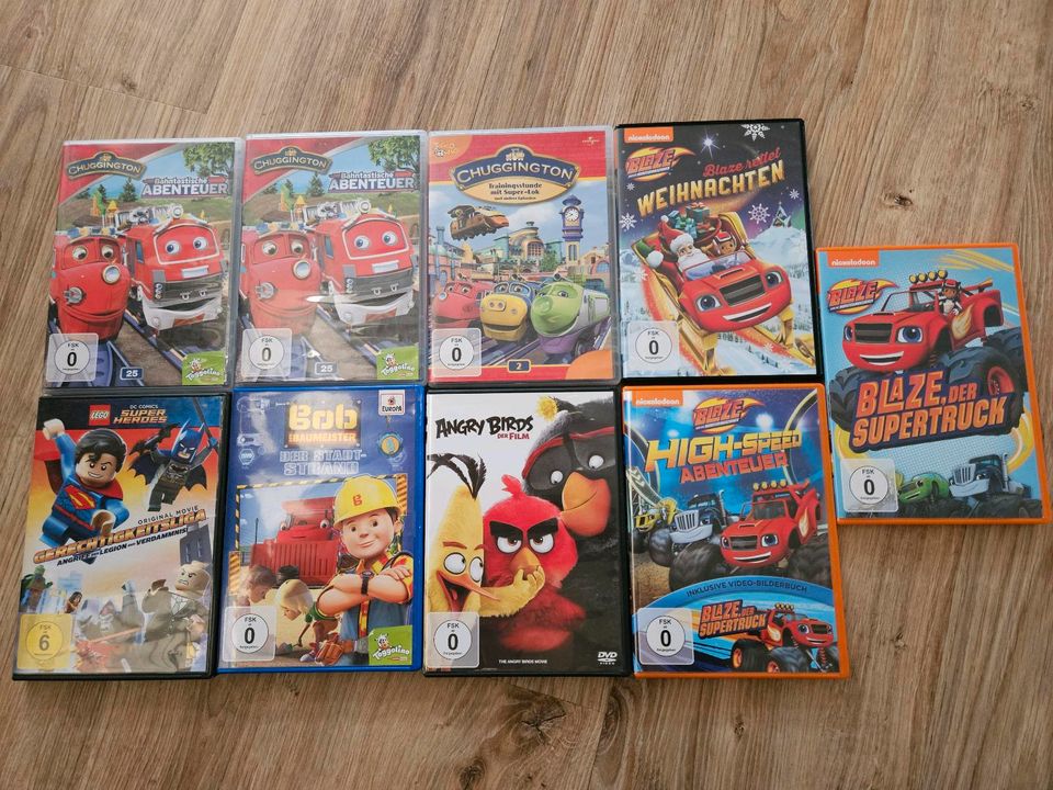 LEGO, Bob der Baumeister, Chuggington, Blaze DVDs in Friesenheim