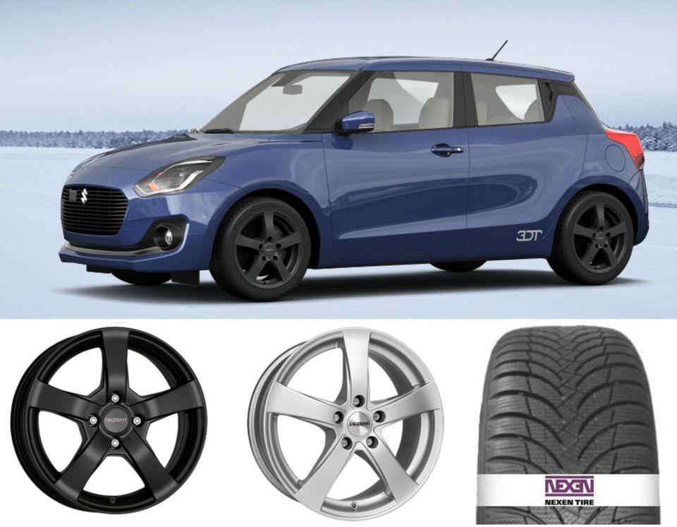 Suzuki Swift AZ 16 Zoll Felgen Winterreifen 4x100 Nexen 185 55 RE in  Nordrhein-Westfalen - Hattingen | Reifen & Felgen | eBay Kleinanzeigen ist  jetzt Kleinanzeigen