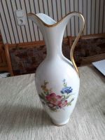 Blumenvase 28 cm Bavaria Waldershof Handarbeit 22 Karat Gold Schleswig-Holstein - Albersdorf Vorschau