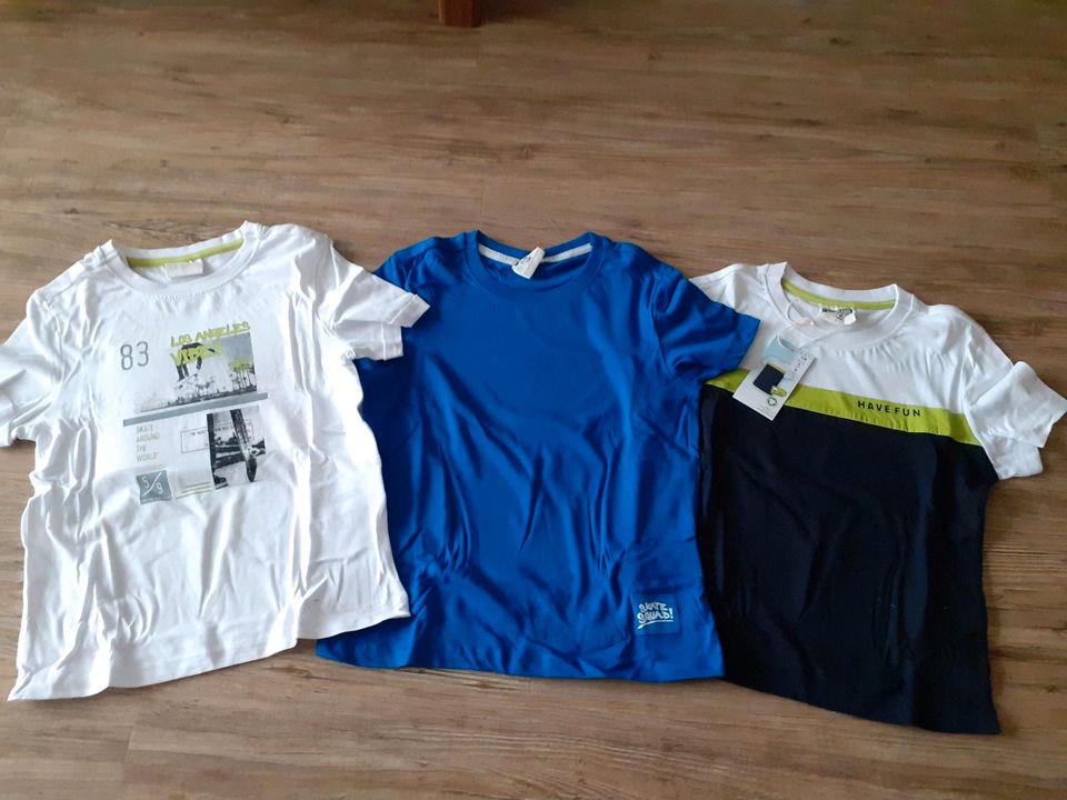 3x Tshirts*NEU*OVP*Gr.128*Sommer*Junge*Baumwolle in Erfurt