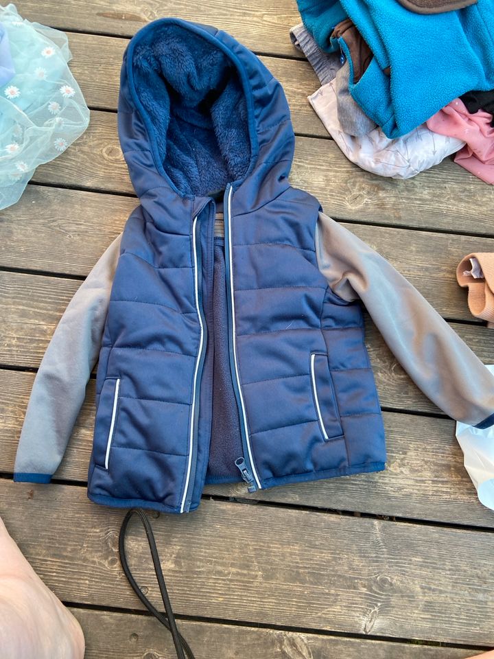 Softshelljacke blau grau 86 92 in Jena