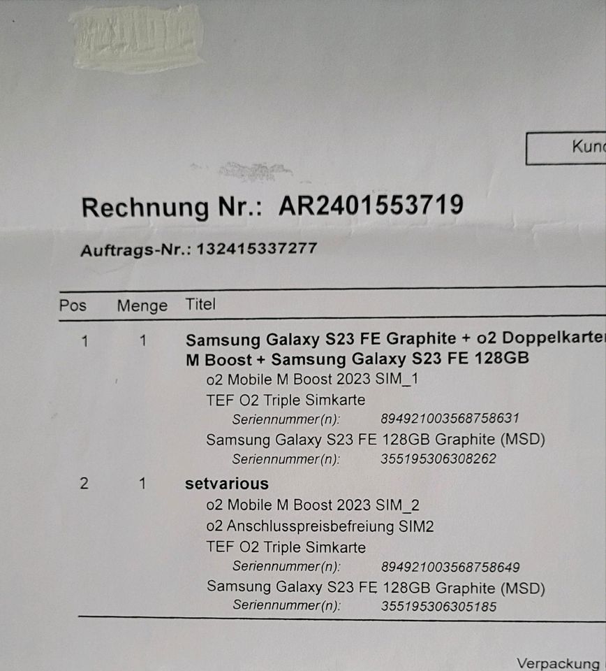 SAMSUNG 23 FE 128 GB / Graphite Grau in Gelsenkirchen