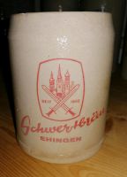 Bierkrug Tonkrug Schwertbräu Ehingen 0,5 Liter Baden-Württemberg - Obermarchtal Vorschau