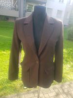 Max MARA damen Blazer gr.34 braun,100% Wolle  dunkelblau West - Unterliederbach Vorschau