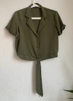 khaki, grün, kurze Bluse mit Knoten M(38) Schleswig-Holstein - Kiel Vorschau
