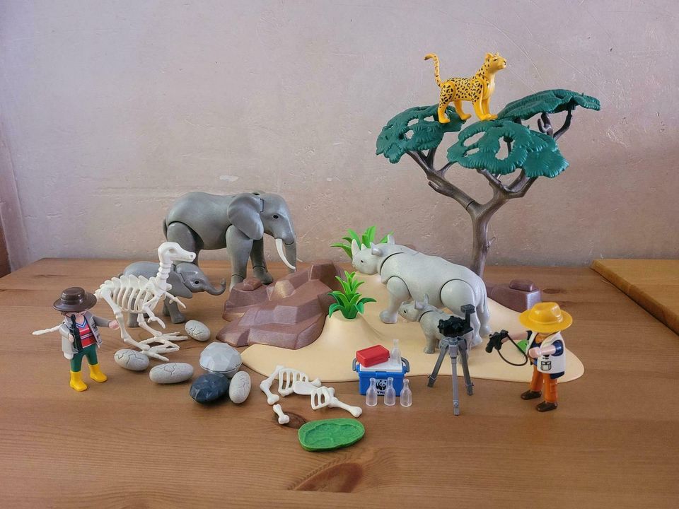 Playmobil 5275 Safari - vollständig - mit Dinosaurier Skelett in Weisweil
