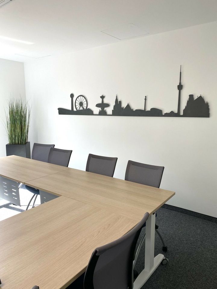 Weltkarte aus Stahl Silber Deko Bild Wand XXL möglich! in Bielefeld