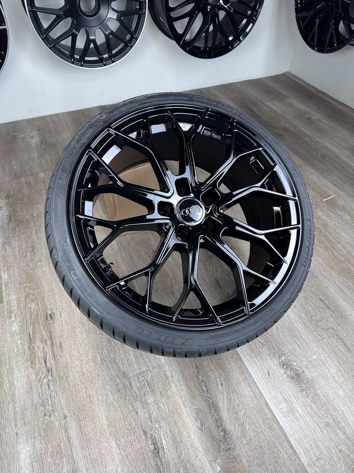 FF Wheels FF01 19 Zoll Allwetterreifen für Audi A3 A4 TT S3 RS3 8P 8V GY 8Y S4 B5 B6 B7 8E 8H TTS TTRS 8J 8S FV Felgen Reifen Räder schwarz ABE sline sportback avant TDI S Ganzjahr NEU Kompletträder in Neckarsulm