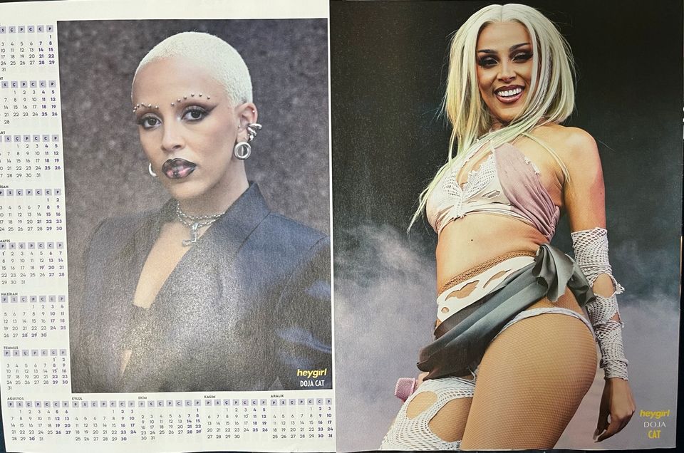 Doja Cat Jessie J Cardi B Rosalia und Iggy Azalea Poster in Köln