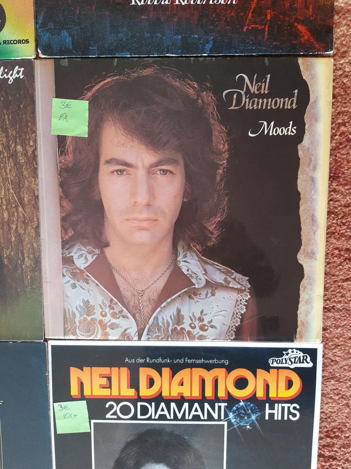 Neil Diamond Vinyl LP Sammlung * 9 Alben / DoLPs in Ahnatal