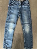 H&M super Stretch skinny fit Jeans, blau, Gr. 110 Bayern - Marktheidenfeld Vorschau