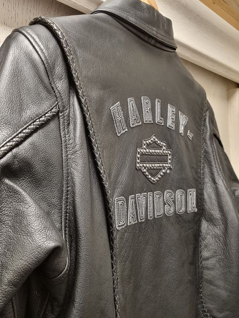 Edle Harley Davidson 100th Lederjacke H.D. Leather Jacket Leder