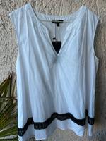 More&More Top Shirt neu 40 weiß schwarz München - Moosach Vorschau