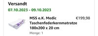 Medizinische Taschenfederkernmatratze, 180x200x20 h2 Hessen - Lohfelden Vorschau