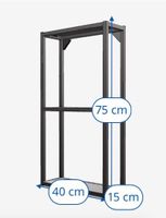 IKEA ENHET Metallregal schwarz + passendes Drehregal Leipzig - Volkmarsdorf Vorschau