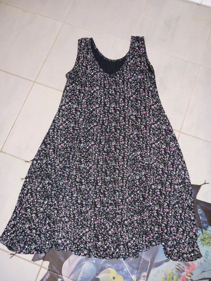 Damen -  mini  Strech  Träger  Kleid  - Bunt - Gr. 44 - 46 in Angermünde