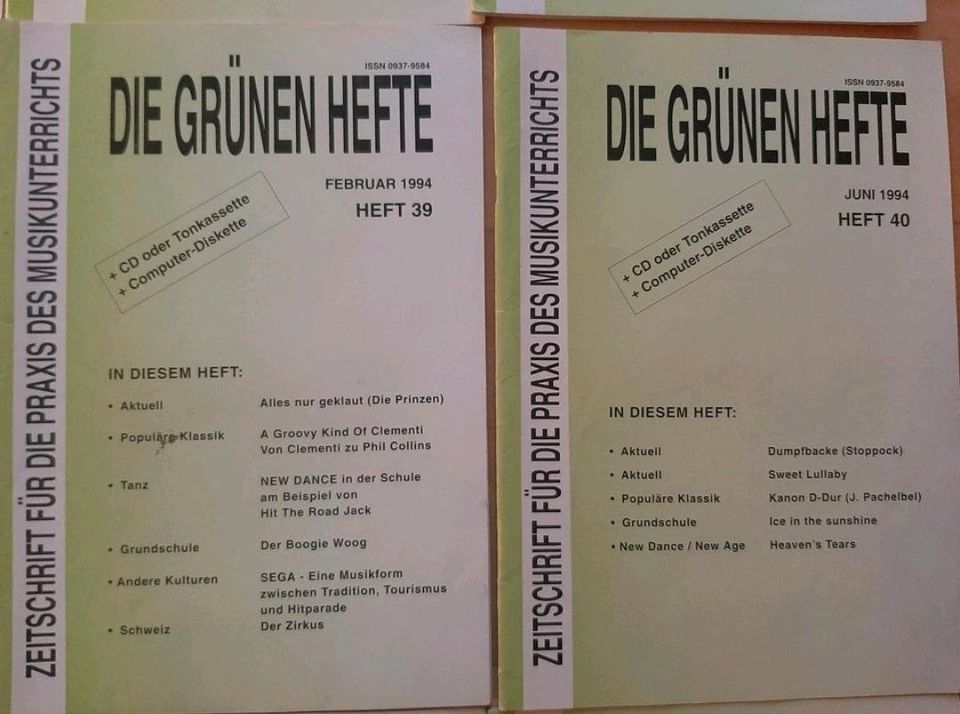 13 St Die grünen Hefte 33-45 1992-1996 Praxis des Musikunterricht in Gütersloh