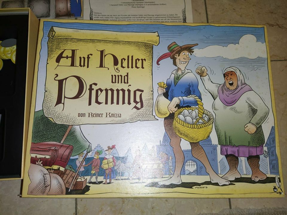 Auf Heller und Pfennig Spiel Reiner Knizia Hans im Glück Verlag in Hüttenberg