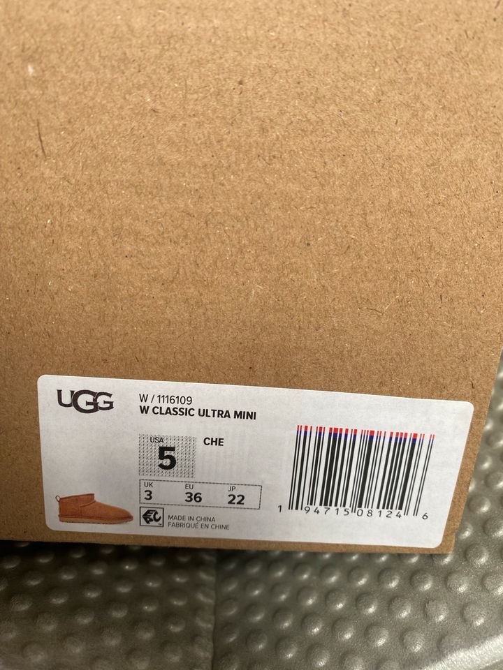 NEU OVP UGG Classic Ultra Mini Chestnut EU 36 in Berlin