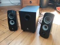 logitech speaker system z323 Soundsystem Lautsprecher Box Bass Bayern - Karlsfeld Vorschau