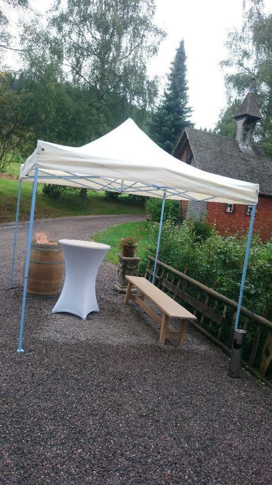 Stehtisch Bistrotisch Bartisch Tisch leihen Hochzeit Sektempfang in Schutterwald