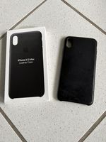 Original Apple Leder Case iPhone XS Max schwarz gebraucht Nordrhein-Westfalen - Versmold Vorschau