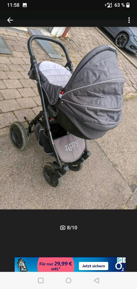 Kinderwagen 3 in 1 mit sehr vielen Extras in Ebersbach an der Fils