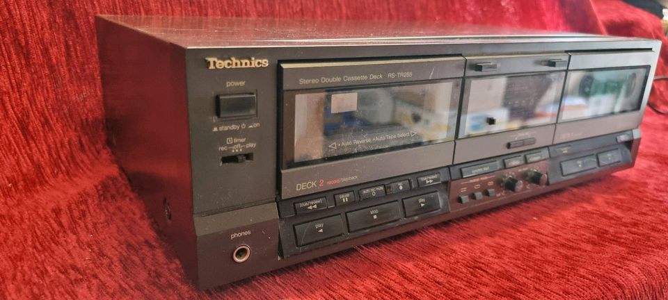 technics stereo doppelkassettendeck rs-tr 255 in Wustermark