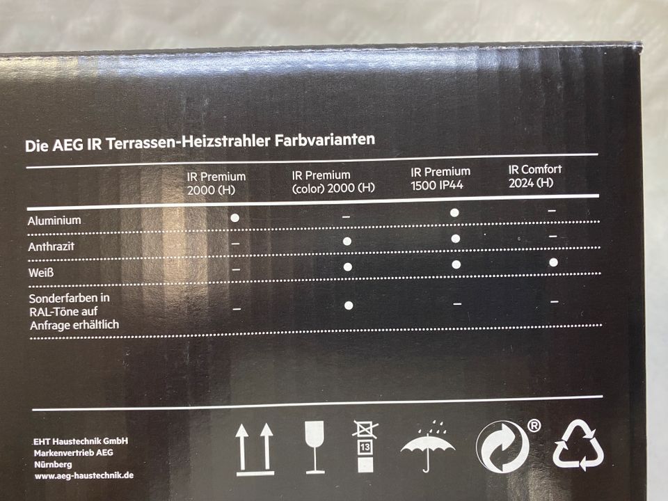 AEG IR Terrassen-Heizstrahler Premium in Berlin